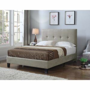 Graclyn Upholstered Padded Headboard And Platform