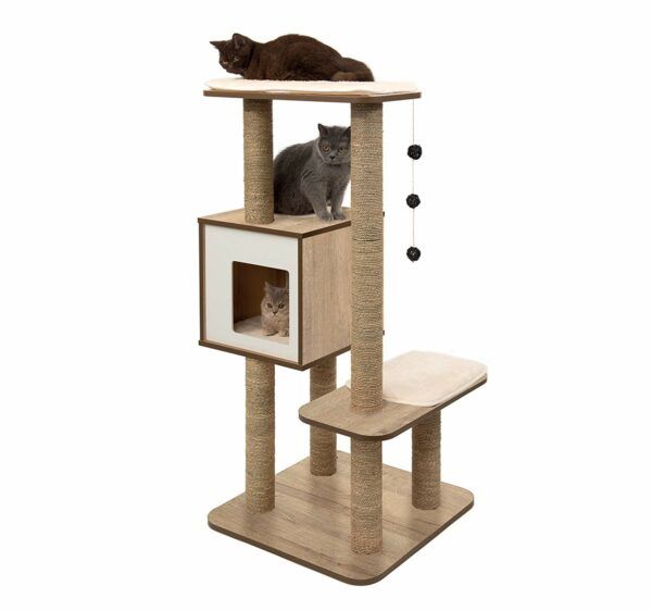 Cat Tree Scratching Post With Condo