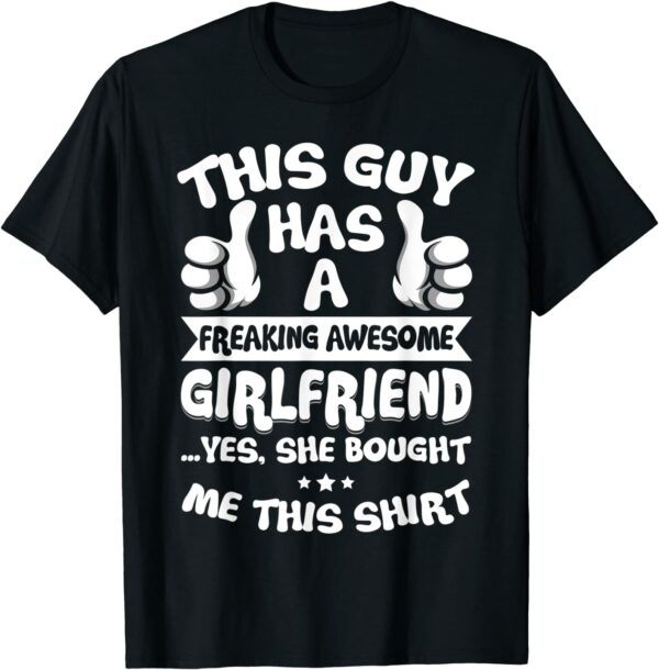 Funny Freaking Awesome Girlfriend Graphic T-Shirt