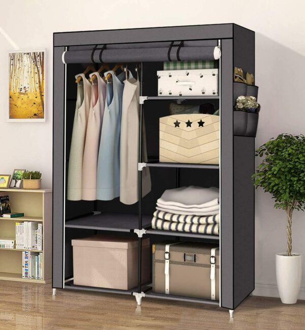 Portable Fabric Closet Storage Organizer