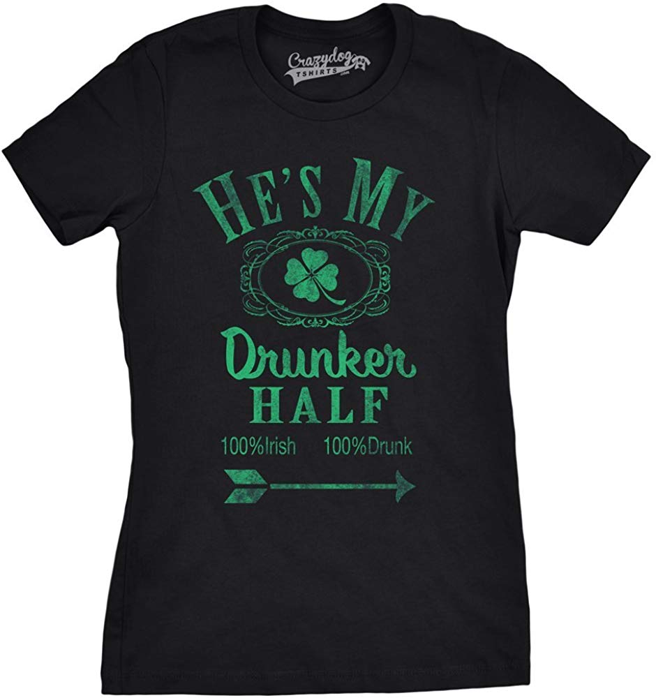 He's My Drunker Half Graphic T-Shirt - My Inviting Home