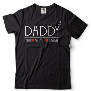 Customizable Daddy Graphic T-Shirt