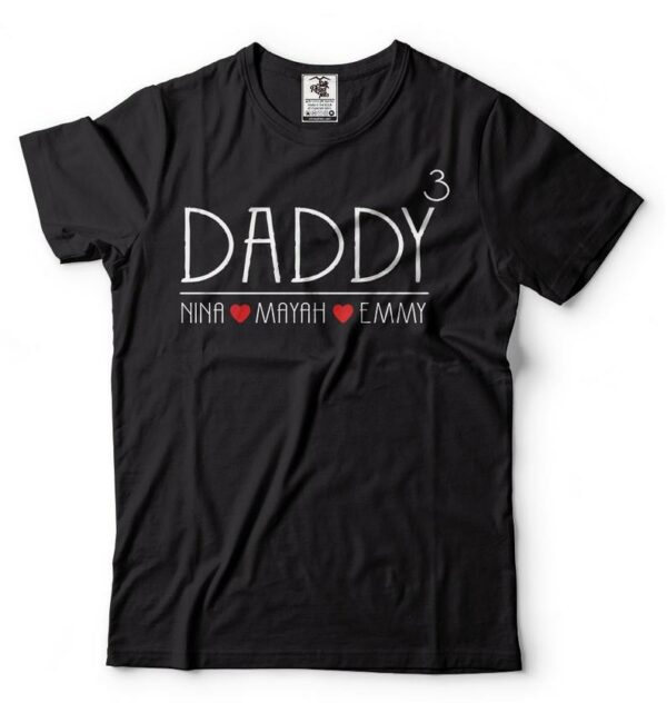 Customizable Daddy Graphic T-Shirt