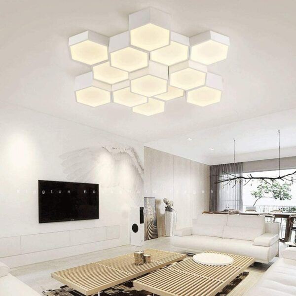 Hexagonal Modern Ceiling Light Fixture