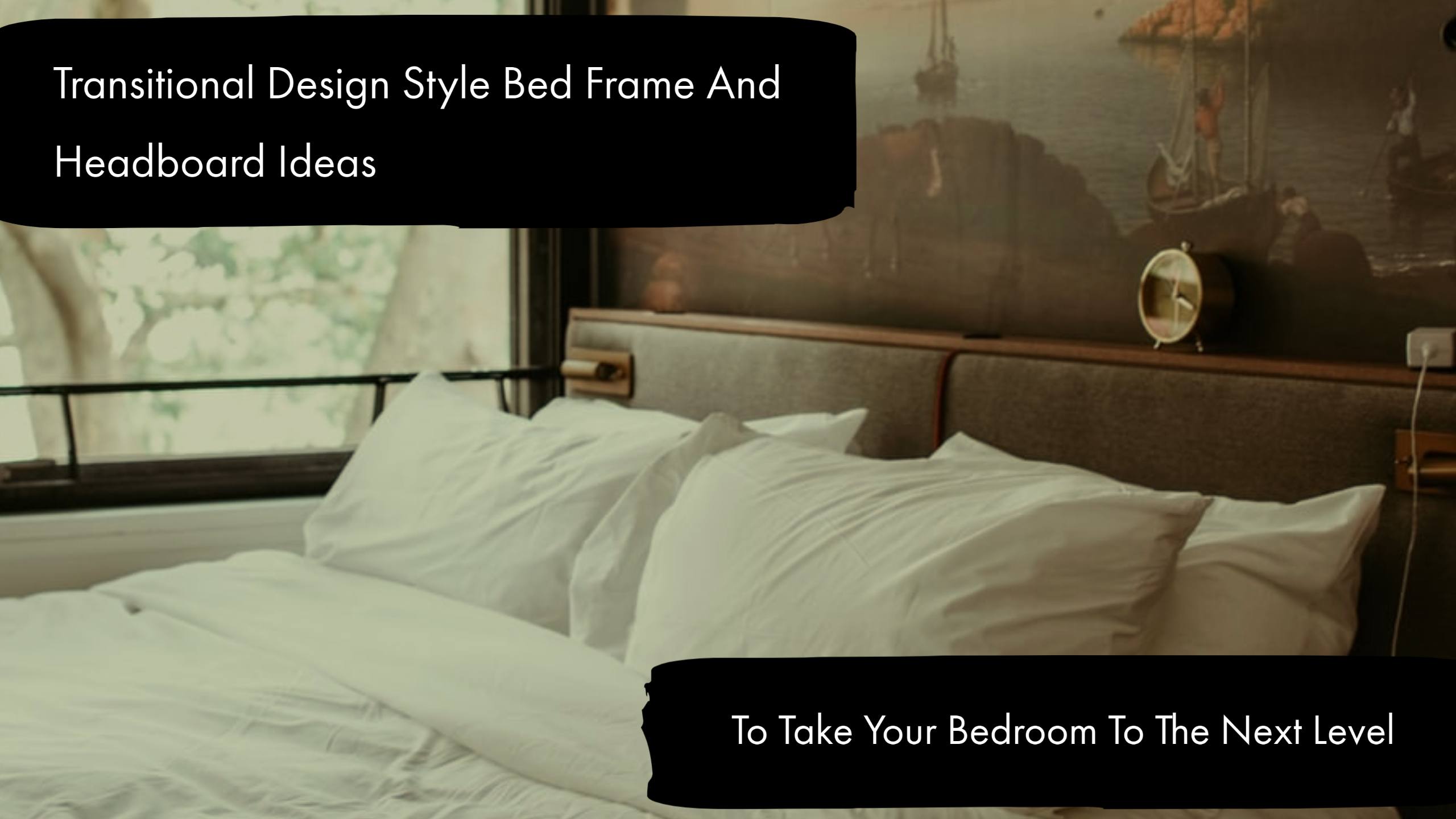 Transitional Bed Frames Header