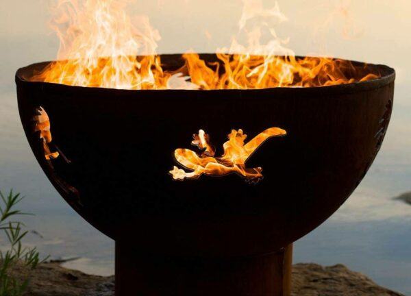 Kokopelli Wood Burning Fire Pit Bowl