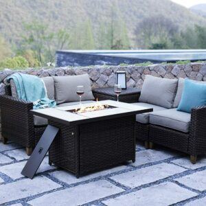 Outdoor Conversation Set With Fire Pit