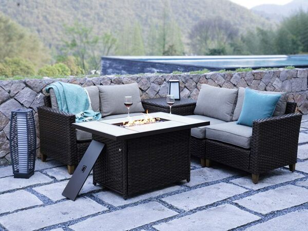Outdoor Conversation Set With Fire Pit