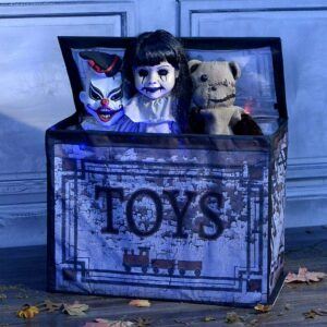 Animated Creepy Haunted Toy Box