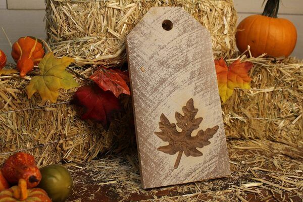 Fall Themed Decorative Wooden Door Tags