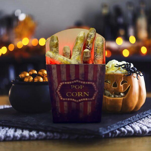 Halloween Popcorn Bucket Fingers Decoration