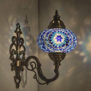 Mosaic Moroccan Glass Wall Lamp
